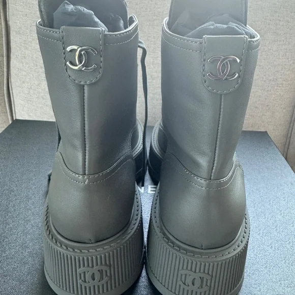 NBW Chanel Lug Sole Boots - Picture 7 of 9